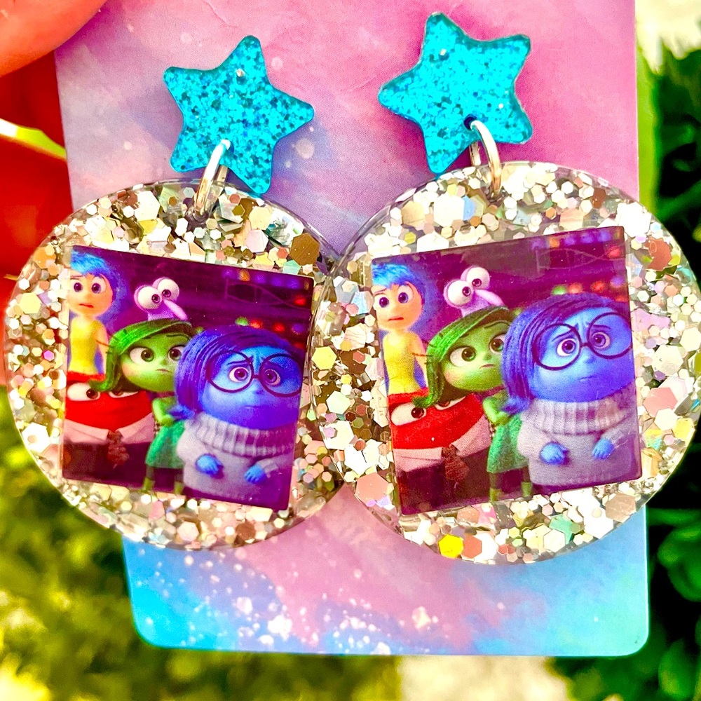 Inside Out Acrylic Earrings